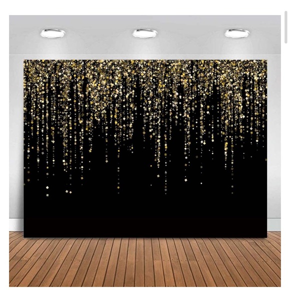 NWT 18th Birthday Decorations. Happy Birthday sash, 220 black and gold balloons - Picture 4 of 9